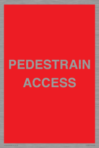 PEDESTRAIN ACCESS
